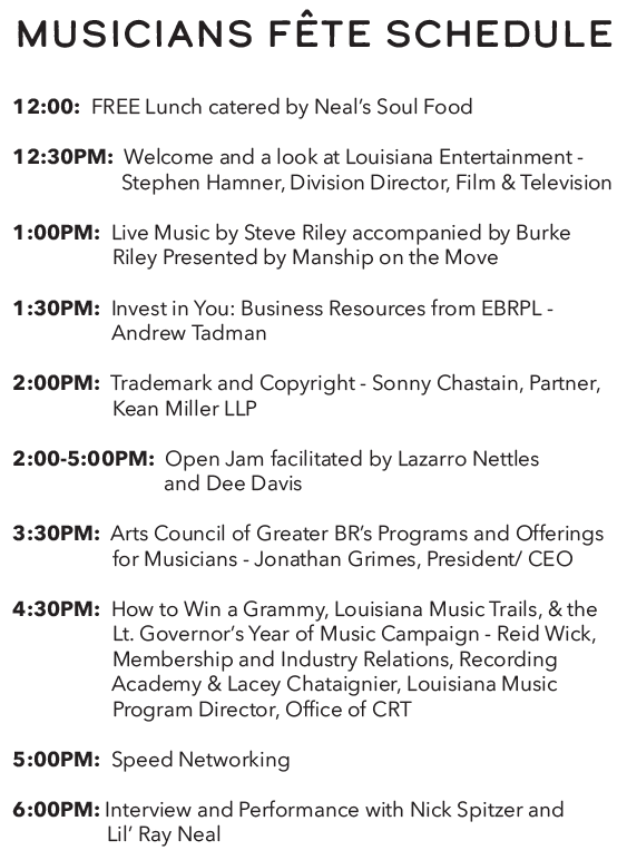 MusiciansFeteSchedule